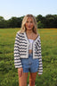 Stripe Summer Cardigan