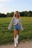 Stripe Summer Cardigan