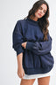 Midnight Mock Neck Sweatshirt