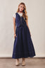 Double Denim Maxi Dress