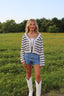 Stripe Summer Cardigan