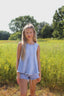 Two-Tone Denim Top