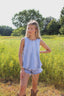 Two-Tone Denim Top