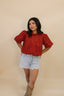 Wine Blouse