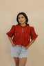 Wine Blouse