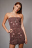 Plum Petal Mini Dress